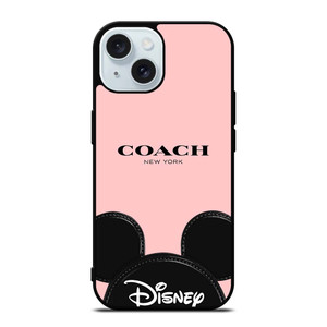 COACH NEW YORK DISNEY iPhone 15 Case Cover COACH NEW YORK DISNEY iPhone 15 Case Cover