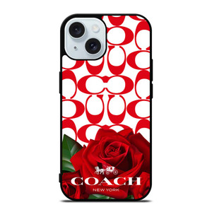 COACH NEW YORK FLOWER 4 iPhone 15 Case Cover COACH NEW YORK FLOWER 4 iPhone 15 Case Cover