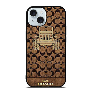 COACH NEW YORK JEEP 2 iPhone 15 Case Cover COACH NEW YORK JEEP 2 iPhone 15 Case Cover