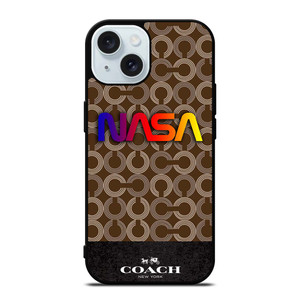 COACH NEW YORK NASA iPhone 15 Case Cover COACH NEW YORK NASA iPhone 15 Case Cover