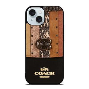 COACH NEW YORK NEW iPhone 15 Case Cover COACH NEW YORK NEW iPhone 15 Case Cover