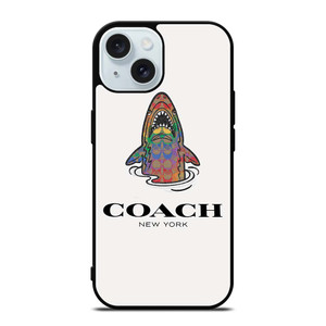 COACH NEW YORK SHARK iPhone 15 Case Cover COACH NEW YORK SHARK iPhone 15 Case Cover