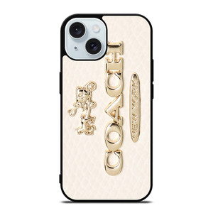 COACH PINK PATTERN MATE iPhone 15 Case Cover COACH PINK PATTERN MATE iPhone 15 Case Cover