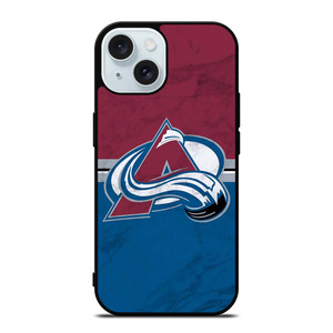 COLORADO AVALANCHE MARBEL iPhone 15 Case Cover COLORADO AVALANCHE MARBEL iPhone 15 Case Cover