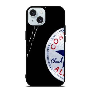 CONVERSE SNEAKERS BLACK iPhone 15 Case Cover