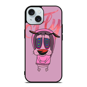 COURAGE THE COWARDLY DOG FLY iPhone 15 Case Cover COURAGE THE COWARDLY DOG FLY iPhone 15 Case Cover