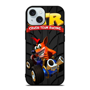 CRASH TEAM RACING BANDICOOT CTR TIRE iPhone 15 Case Cover CRASH TEAM RACING BANDICOOT CTR TIRE iPhone 15 Case Cover