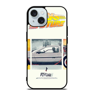 DELOREAON CAR BACK TO THE FUTURE iPhone 15 Case Cover