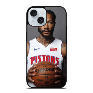 DERRICK ROSE DETROIT PISTONS NBA iPhone 15 Case Cover