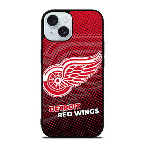 DETROIT RED WINGS HALFTONE EFFECT iPhone 15 Case Cover