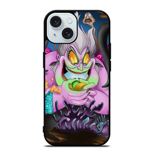 DISNEY VILLAINS URSULA iPhone 15 Case Cover DISNEY VILLAINS URSULA iPhone 15 Case Cover