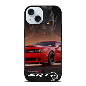 DODGE SRT DEMON CAR LOGO iPhone 15 Case Cover