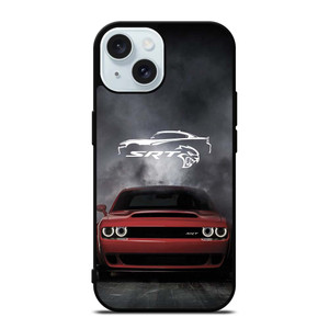 DODGE SRT SMOKED LOGO iPhone 15 Case Cover DODGE SRT SMOKED LOGO iPhone 15 Case Cover