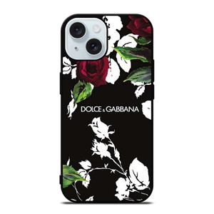 DOLCE AND GABBANA FLOWER iPhone 15 Case Cover