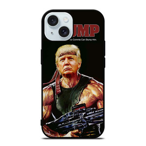 DONALD TRUMP RAMBO iPhone 15 Case Cover
