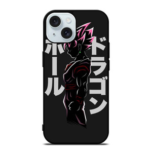 DRAGON BALL SUPER BLACK GOKU SSJ ROSE iPhone 15 Case Cover