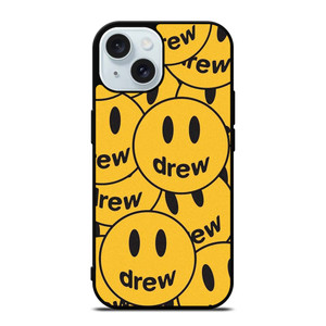 DREW SMILEY FACE PATTERN iPhone 15 Case Cover