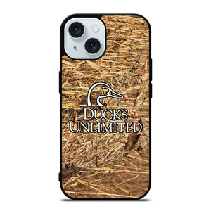 DUCKS UNLIMITED CAMO LOGO iPhone 15 Case Cover