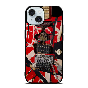 EDDIE VAN HALEN GUITAR EMBLEM iPhone 15 Case Cover