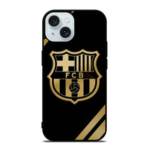 FC BARCELONA GOLD LOGO iPhone 15 Case Cover FC BARCELONA GOLD LOGO iPhone 15 Case Cover