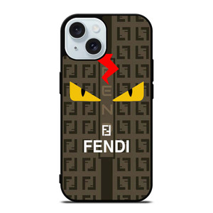FENDI ROMA EYES LOGO iPhone 15 Case Cover
