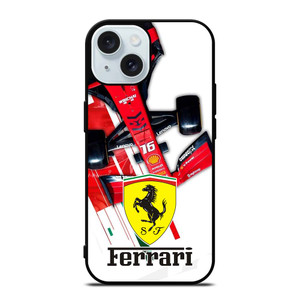 FERRARI CAR F1 LOGO iPhone 15 Case Cover