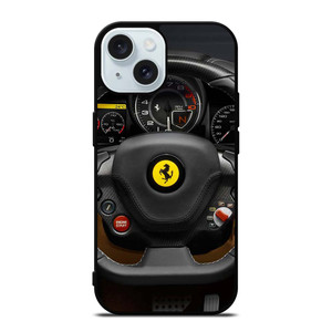 FERRARI STEERING WHEEL iPhone 15 Case Cover
