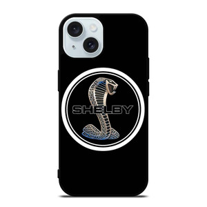 FORD MUSTANG SHELBY METAL LOGO iPhone 15 Case Cover