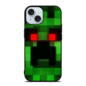 GAME MINECRAFT CREEPER iPhone 15 Case Cover