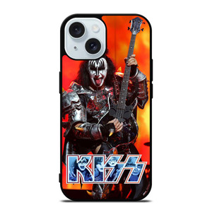 GENE SIMMONS SINGER KISS BAND iPhone 15 Case Cover