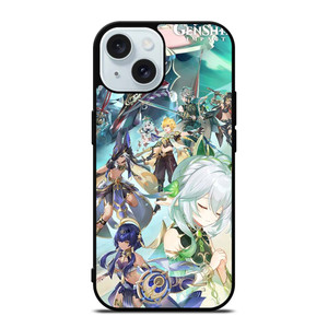 GENSHIN IMPACT MOBILE GAME CHARACTERS iPhone 15 Case Cover