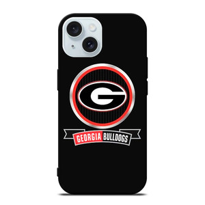 GEORGIA BULLDOGS UNIVERSITY NFL LOGO iPhone 15 Case Cover