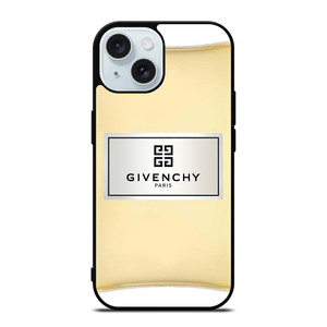 GIVENCHY PARIS GOLD LOGO 2 iPhone 15 Case Cover GIVENCHY PARIS GOLD LOGO 2 iPhone 15 Case Cover