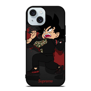 GOKU KIDS BAPE SHARK SUPREME iPhone 15 Case Cover