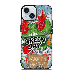GREEN DAY REVOLUTION RADIO TOUR iPhone 15 Case Cover
