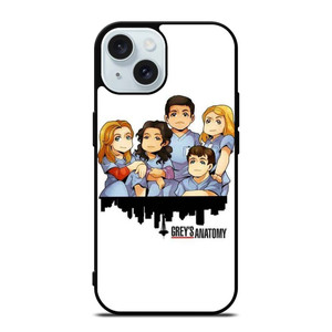 GREY'S ANATOMY CARTOON iPhone 15 Case Cover