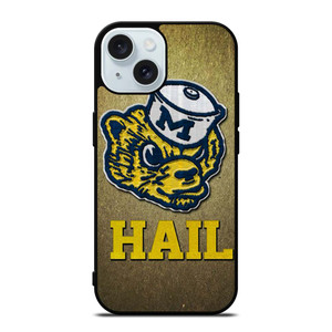 HAIL MICHIGAN WOLVERINES ICON iPhone 15 Case Cover