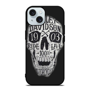 HARLEY DAVIDSON 1903 SKULL iPhone 15 Case Cover