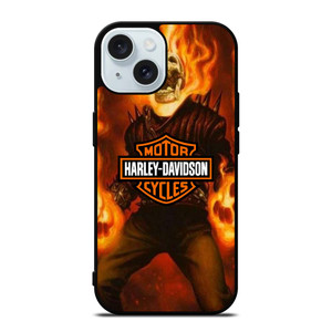HARLEY DAVIDSON GHOST RIDER iPhone 15 Case Cover