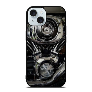 HARLEY DAVIDSON POLICE ENGINE iPhone 15 Case Cover