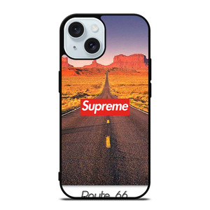 HISTORICAL ROUTE 66 US SUPREME iPhone 15 Case Cover
