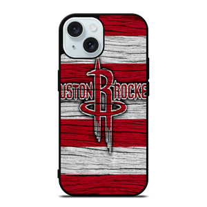 HOUSTON ROCKETS WOODEN LOGO iPhone 15 Case Cover