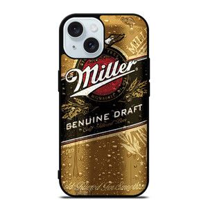 ICED MILLER GENUINE DRAFT BEER CAN iPhone 15 Case Cover