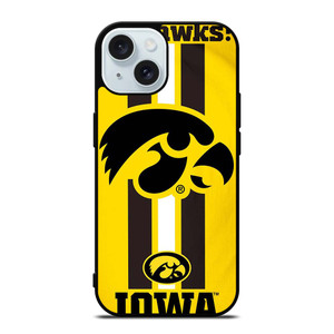 IOWA HAWKEYES FLAG iPhone 15 Case Cover