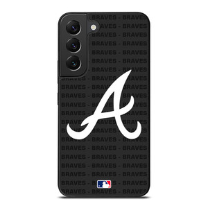 ATLANTA BRAVES BASEBALL BLACK Samsung Galaxy S22 Plus Case Cover