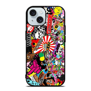 JDM STICKER BOMB COLLAGE iPhone 15 Case Cover