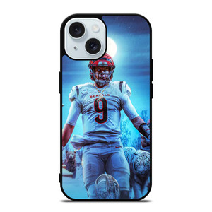 JOE BURROW CINCINNATI BENGALS TIGER iPhone 15 Case Cover