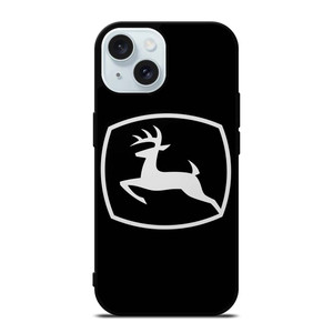 JOHN DEERE BLACK LOGO iPhone 15 Case Cover