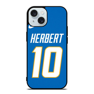 JUSTIN HERBERT LOS ANGELES CHARGERS NFL iPhone 15 Case Cover