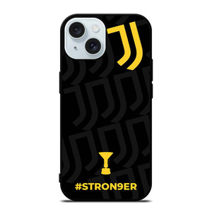 JUVENTUS FC CHAMPIONS STRONGER iPhone 15 Case Cover JUVENTUS FC CHAMPIONS STRONGER iPhone 15 Case Cover